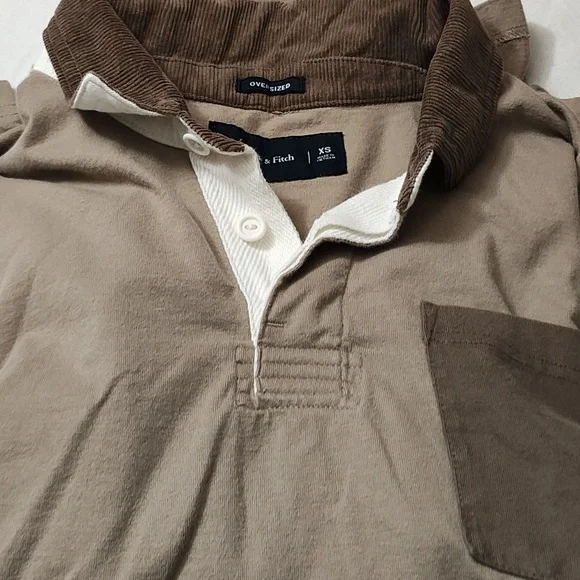 Abercrombie & Fitch Two-Tone Long Sleeve Shirt - Picture 10 of 10